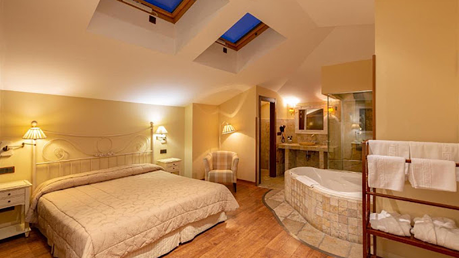 Habitación del Hotel Palacio de Pujadas